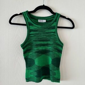 Beginning Boutique tank top / size S / green